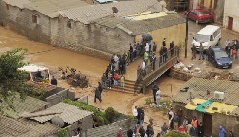 بالصور:خسائر مادية كبيرة في ثان فيضان منذ 2001 بالعاصمة