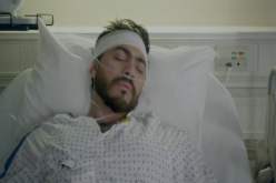 تامر حسني يتعرض لحادث ويصاب بشلل نصفي