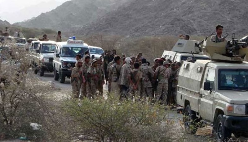 ‫ تحرك قوات عسكرية كبيرة موالية للحوثيين من زنجبار في محافظة أبين لإقتحام عدن‬