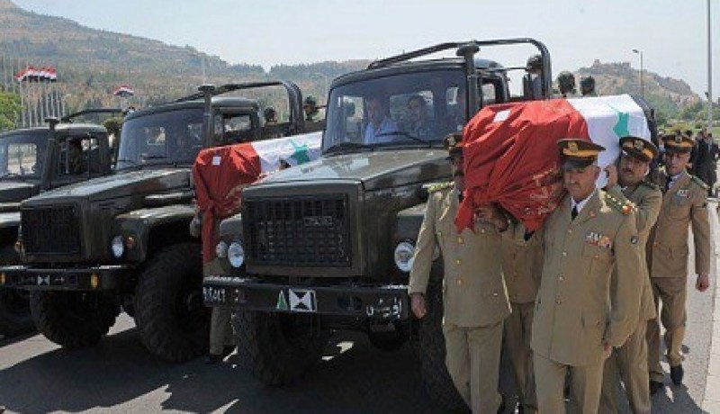 الأسد يغيب عن تشييع جنازة 3 من رجاله الأقوياء