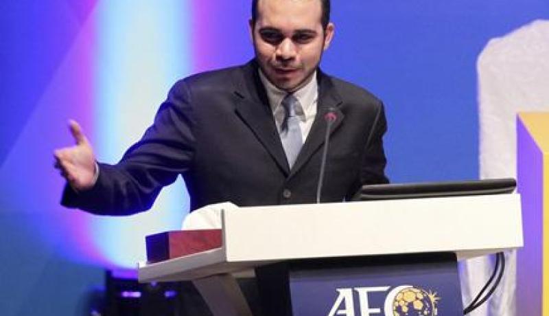 الامير الاردني على ابن الحسين نائب رئيس الفيفا مساء اليوم بالجزائر