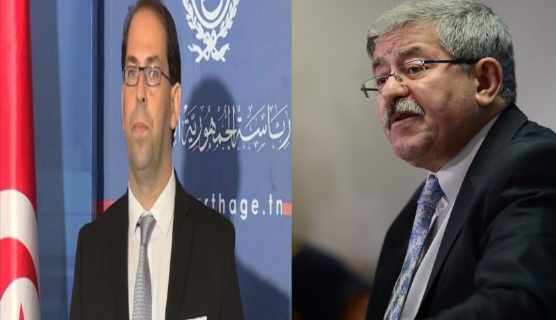 “الشاهد” لـ “أويحيى”: “عازمون على تعزيز التعاون الجزائري التونسي”
