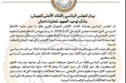 المجلس الرئاسي الليبي يحذر من التقدم نحو سرت قبل تعيين قيادة موحدة لتحريرها