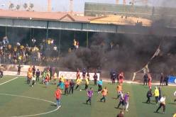 اندلاع حريق بأحد مدرجات ملعب 1نوفمبر بالحراش