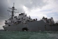 مقتل جندي أمريكي وفقدان 9 آخرين في تصادم مدمرة بناقلة نفط شرق سنغافورة