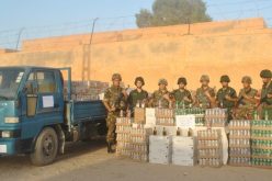 إحباط محاولة تهريب 3.1 أطنان من المواد الغذائية و7006 وحدة من المشروبات