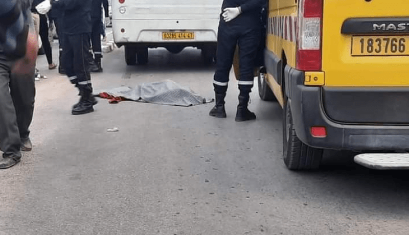 حافلة تدهس طفل بغرداية