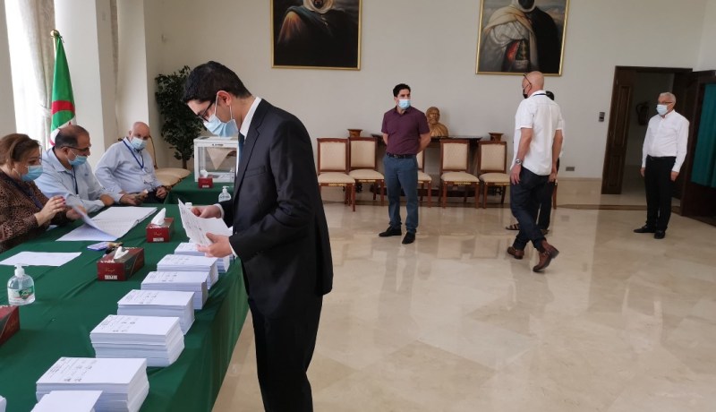 أفراد الجالية بالخارج يؤدون واجبهم الانتخابي