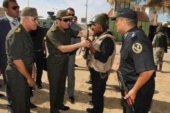 السيسى وصبحى يتفقدان قوات الجيش بسيناء