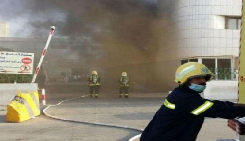 إجلاء 35 مريضا بعد اندلاع حريق في مستشفى الحمادي بالرياض