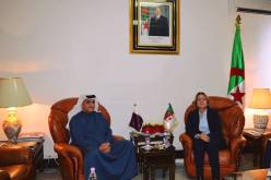 بالصور.. غنية الدالية تستقبل سفير قطر بالجزائر