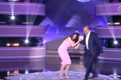 بالفيديو الفنان جمال سليمان يضرب الفنانة حورية فرغلي على المباشر