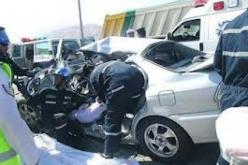 قتيلان وخمسة جرحى في حادث مرور بغليزان