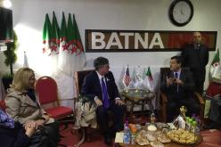 السفير الأمريكي بالجزائر يستعرض نشاطاته خلال زيارته لباتنة