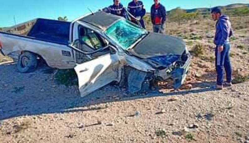 بالصور.. 8 جرحى في حادثي مرور منفصلين بتبسة