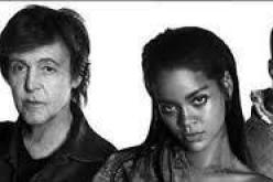 على أنغام الغيتار ريهانا تغني مع ماكارتني و ويست