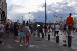 بالفيديو.. إشتباكات بين مشجعي إنجلترا والشرطة الفرنسية في مارسيليا