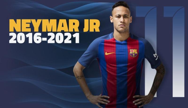 برشلونة يعلن تمديد عقد نيمار