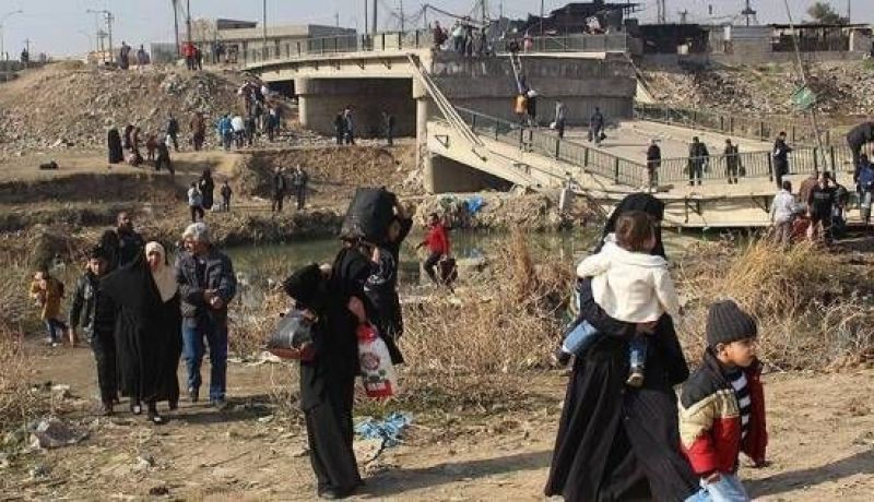 عودة 119 ألف نازح إلى الجانب الشرقي لمدينة الموصل بالعراق
