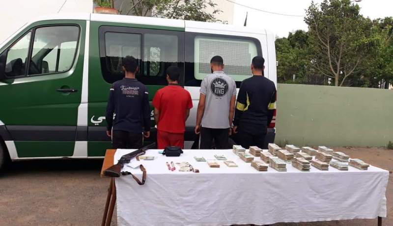 مستغانم: توقيف 4 أشخاص بتهمة السطو وسرقة مبلغ مالي معتبر من احدى المساكن