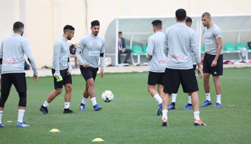  بالصور.. الحصة التدريبية الثانية للخضر تحضيرا لمباراة الطوغو