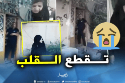 شاهد.. شخص يطرد أمه حافية القدمين ويرمي أغراضها!