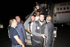 بالصور.. المنتخب الوطني الجزائري يصل إلى الطوغو