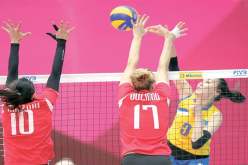 سيدات الخضـر للكرة الطائرة يسقطن أمام كازاخستان في أولى مباريات الجائزة الكبرى