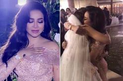 هذا هو سبب بكاء الإعلامية لجين عمران في حفل زفاف ابنتها