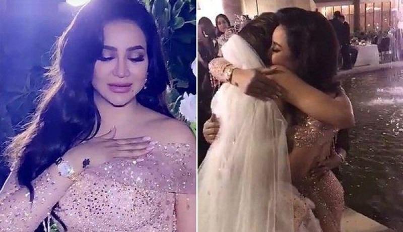هذا هو سبب بكاء الإعلامية لجين عمران في حفل زفاف ابنتها