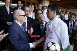 بونجاح  يسجل الهاتريك ويقود النجم الساحلي للتتويج بكأس تونس