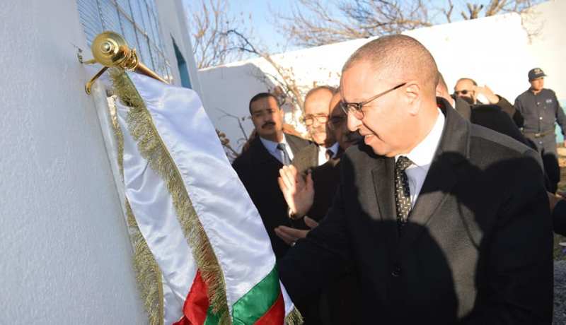 بالصور..والي باتنة يدشن خزان المياه لبلدية عين توتة