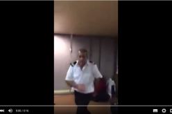 بالفيديو موظف سكران في باخرة الجزاير 2 يهين المسافرين