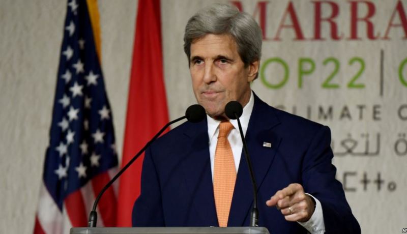 كيري .. واشنطن ملتزمة باتفاقية باريس للمناخ