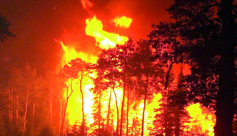 النيران تحاصر سكان جبال الأطلس البليدي