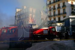 بالصور حريق مهول في قسنطينة