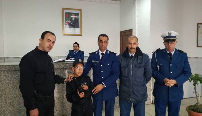 بالصور..أمن وهران يحقق أمنية طفل من ذوي الإحتياجات الخاصة