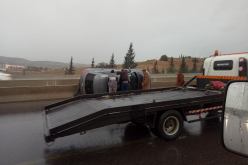 انقلاب سيارة في حادث مرور بقسنطينة