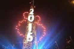 العالم يحتفل بالعام الجديد و دبي تخطف الأنظار