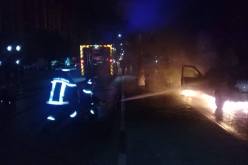 إحتراق سيارة سامبول بالبليدة