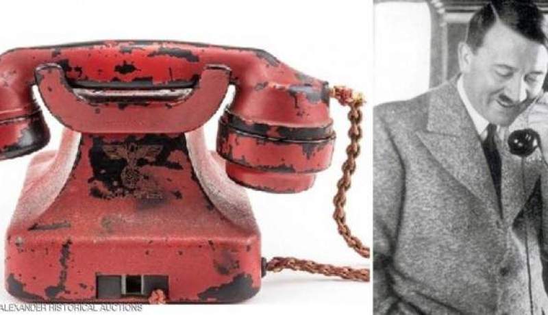عرض هاتف هتلر الأحمر للبيع في المزاد العلني بسعر خيالي
