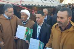 طمار يوزع سكنات ريفية ويضع حجر أساس 1000 سكن عدل بمعسكر