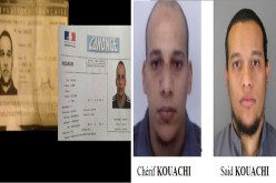 فرنسا تنشر صور شقيقين على انهما منفذان عملية الاعتداء على مجلة شارلي ايبدو