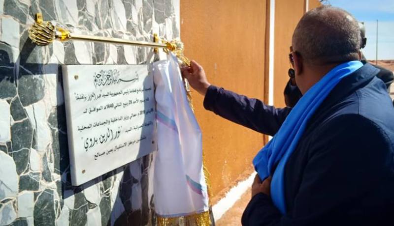 بدوي يدشن مركز عبور مؤقت للمهاجرين غير الشرعيين بعين صالح