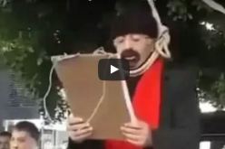 بالفيديو.. تركي يحتج بإعدام نفسه