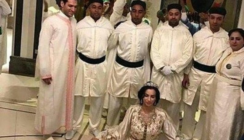 بالصّور زواج الفنّان مراد يلدريم من المغربية إيمان الباني بحضور السلطانة هيام في اسطنبول