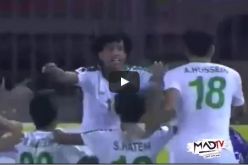 بالفيديو.. لاعبو العراق يلطمون إحتفالًا بالتسجيل أمام السعودية