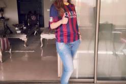 بالصور  هكذا تساند يارا برشلونة في النهائي الليلة