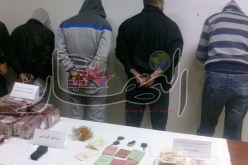 توقيف 4 أشخاص وحجز أكثر من 400 قرص مهلوس بميلة