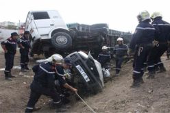 هلاك شخص وأصابة 4 آخرين بجروح في حادثي مرور بقالمة